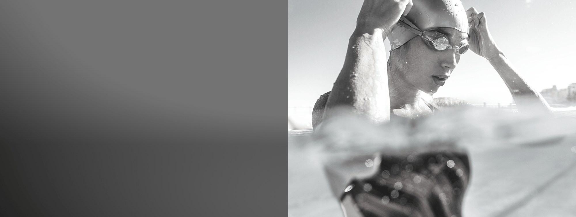 Schwimmen mit Haarsystem