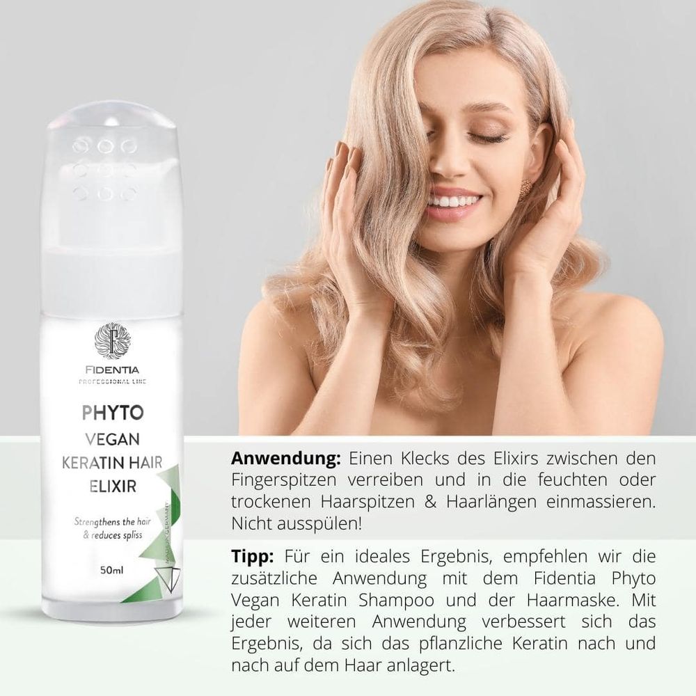 Fidentia Phyto Vegan Keratin Hair Elixir