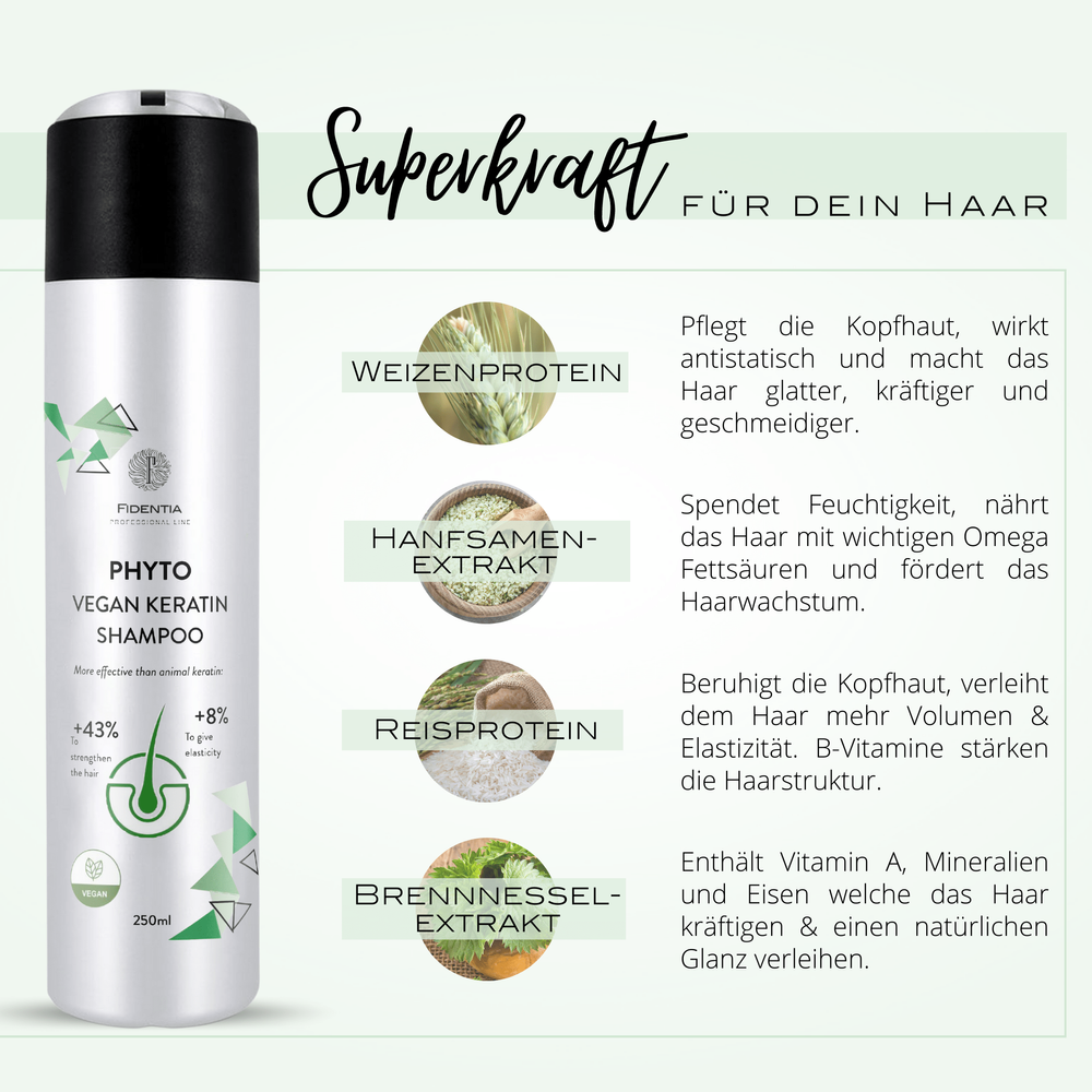 Fidentia Phyto Vegan Keratin Shampoo