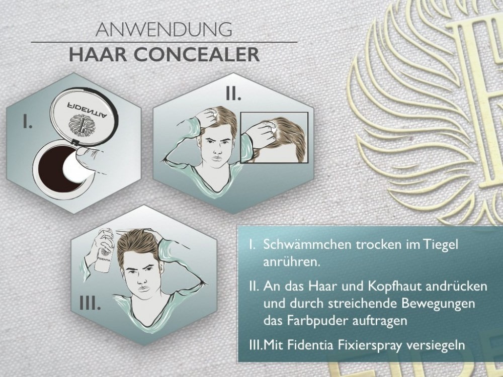 Fidentia Haar Concealer Shader Karton