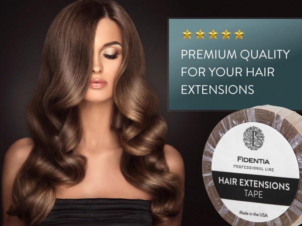 Fidentia Hair Extension Ersatzklebeband für Tape in, Perücken und Zweithaar